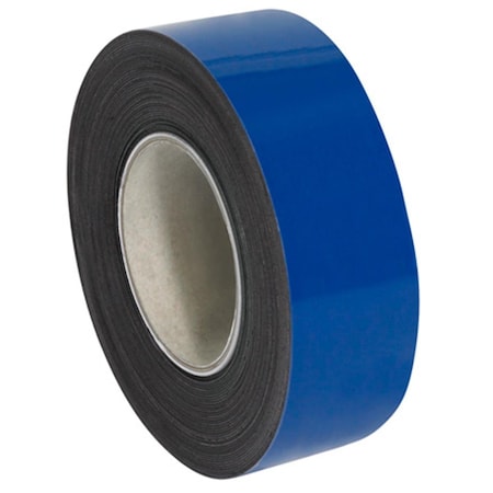 Officespace 2 in. x 50 ft. Blue Warehouse Labels - Magnetic Rolls OF3352978